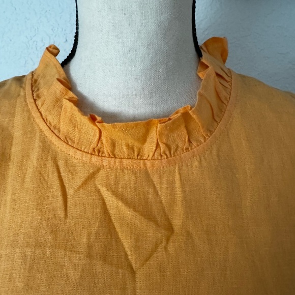 J.Crew Fleur top in linen - Picture 6 of 8